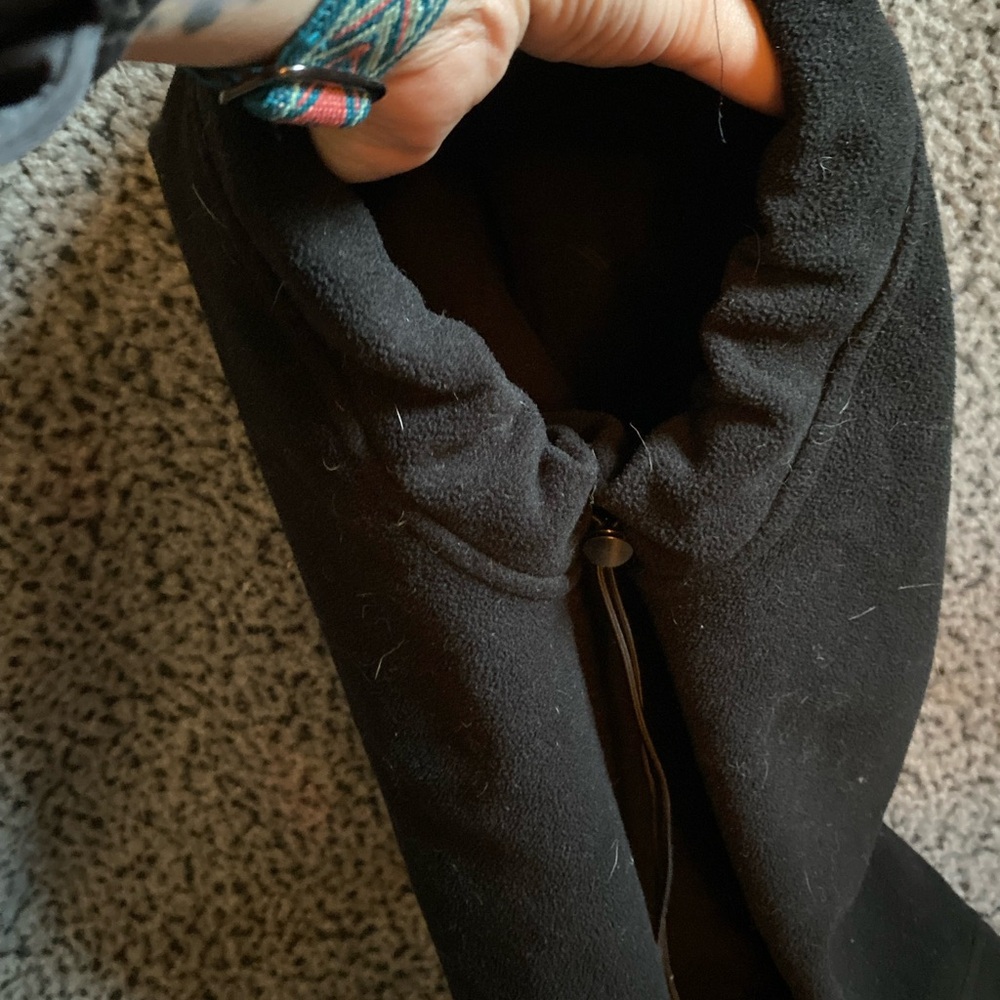 Black Drawstring Hoodie - Picture 5 of 6